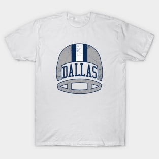 Dallas Retro Helmet - White T-Shirt